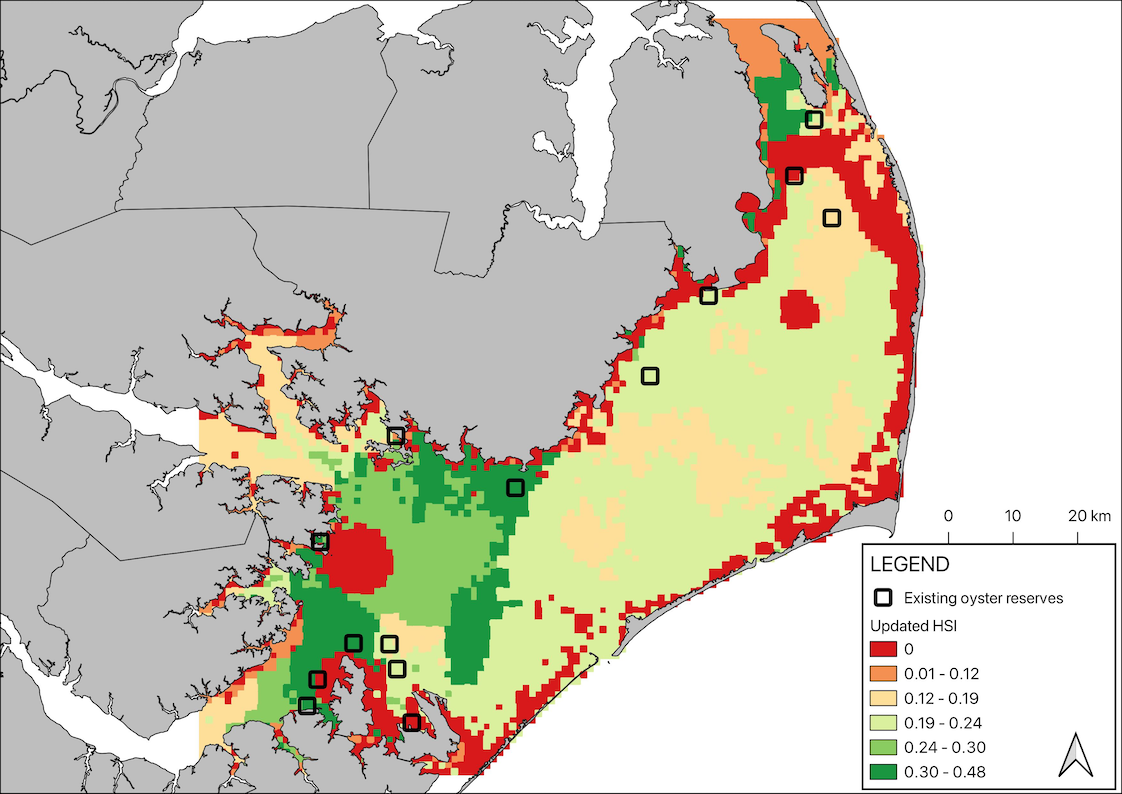 Updated HSI map from the latest runs